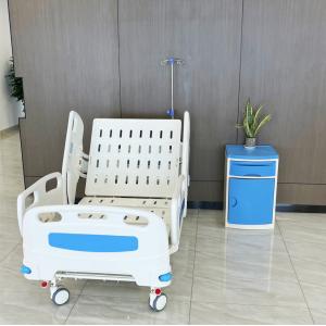 Blue Adjustable Electric Hospital Bed Five Function Hospital Bed