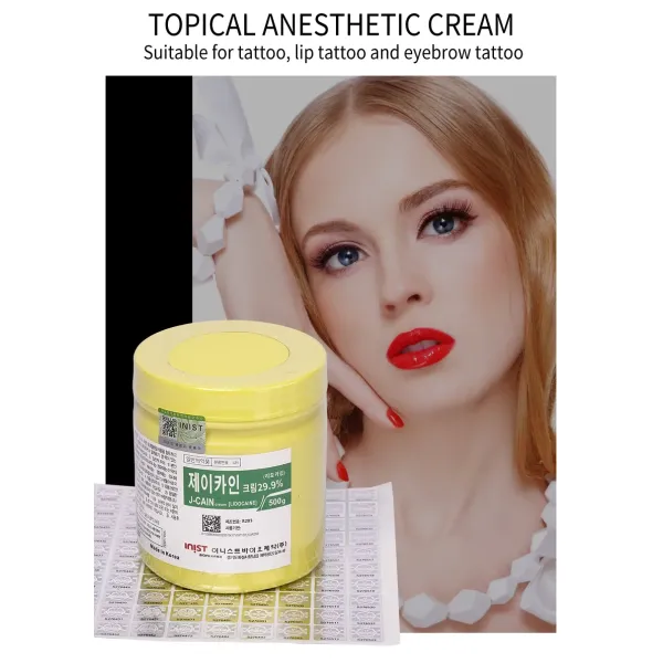 J-Cain Cream Anesthetic Ointment for Dermal Filler Mico Needling Permanent Makeup Effectively Relieve Pain Strong Effective