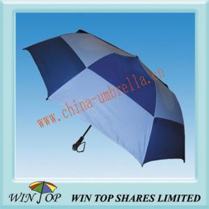 Quality 27&quot; X 8k Auto 2 Folding Durable Golf Umbrella for sale