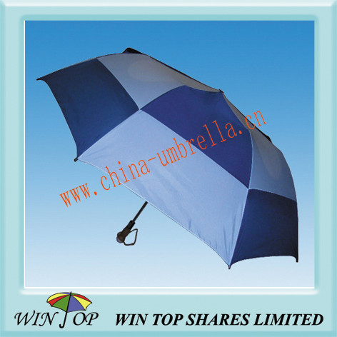 Buy 27" X 8k Auto 2 Folding Durable Golf Umbrella at wholesale prices