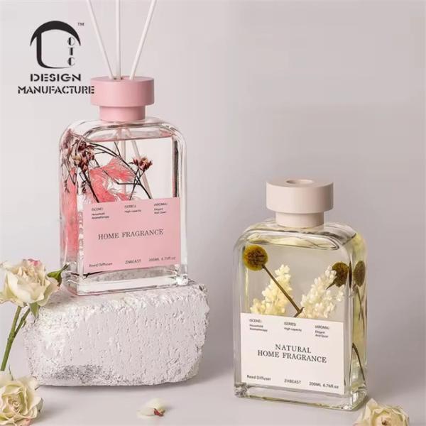 200ml Luxury Home Fragrance Rattan Diffuser Sticks Essential Oil Reed Diffuser Bottle Gift Set