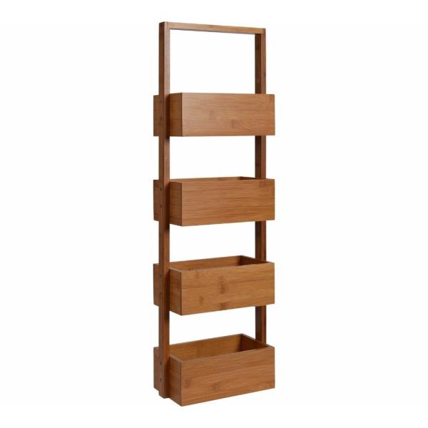 Buy 4 tier bamboo bathroom shower storage caddy bathroom stationary caddy at wholesale prices