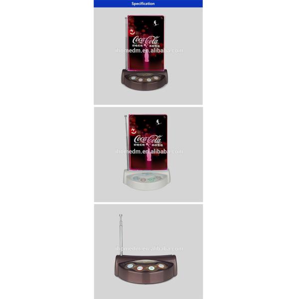 wireless hotel waiters buzzer systems call button and monitor