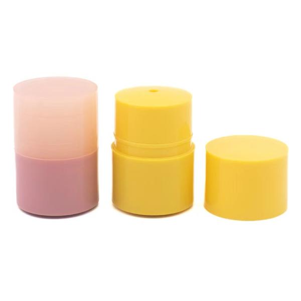 Empty Lips Lipstick Tube Screw Closure Plastic Lip Balm Tube
