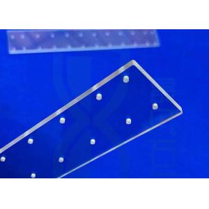 High Precision Laser Drilling Transparent Fused Silica Plate With Hole