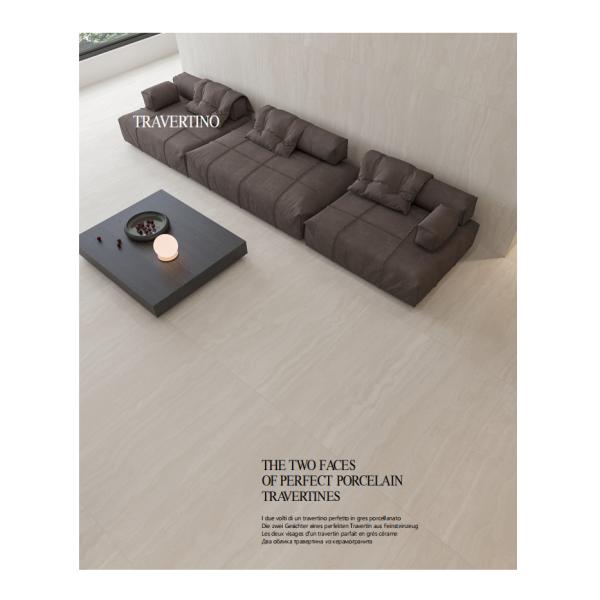 Flexible Natural Matt Big Travertine Floor Tile for Indoor and Exterior Wall at Good