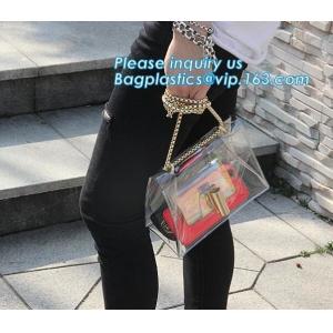 Waterproof Tote Bag for Teen Fashion And Classy woman, Durable Clear Pvc Zipper