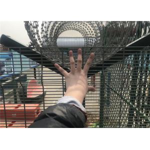 High Security Anti Climb Mesh Fence Panels ,3" x 0.5" diameter 4.00mm ,12.7mm x