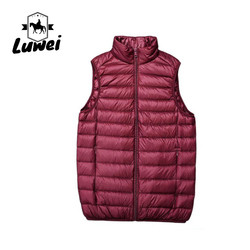 Wholesale Customs Logo Fashion Winter Lightweight Utility Gilet Casual Waistcoat