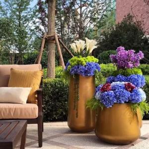 Custom Size Stainless Steel Flowerpot Smooth Surface