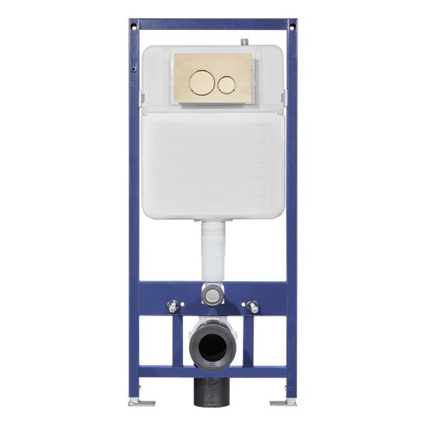 Rectangular Full Frame Concealed Cistern with Bottom Inlet Fitting and