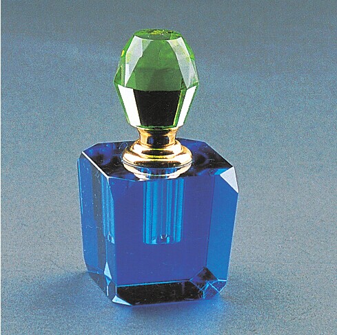 Crystal Classical Blue Perfume Bottle