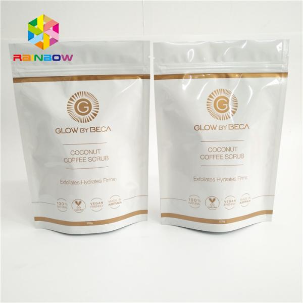 Gravure Printing MOPP Plastic Stand Up Pouches 120 Micron