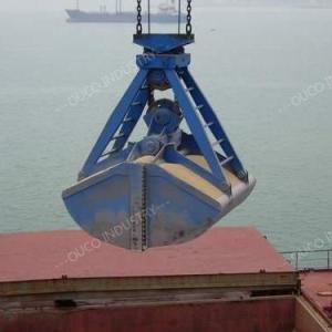 Electro Hydraulic Clamsheel Grab Bucket Leak Proof Grain Grab