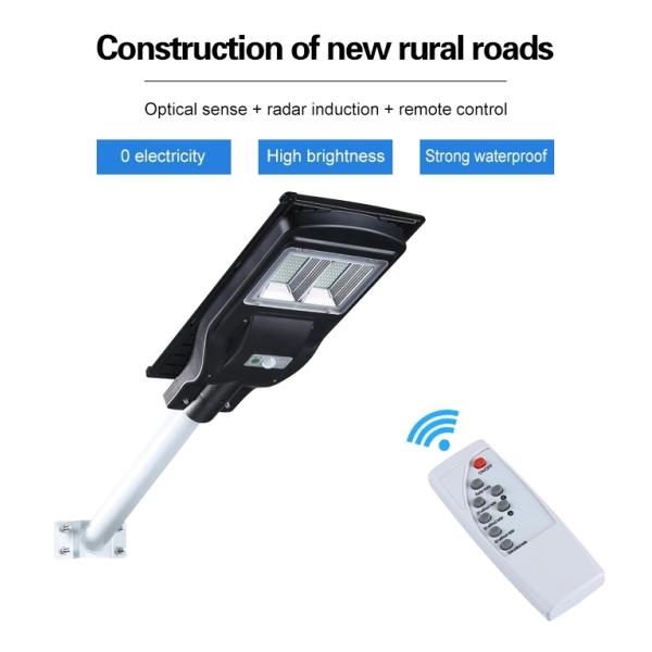 Induction SMD 80w 120w 7000k Outdoor Solar LED Lights