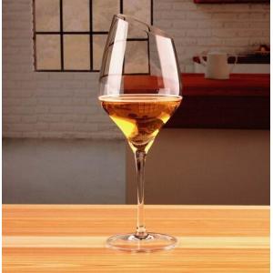 Customized Slanted Top Edge 450ml Fine Crystal Glasses