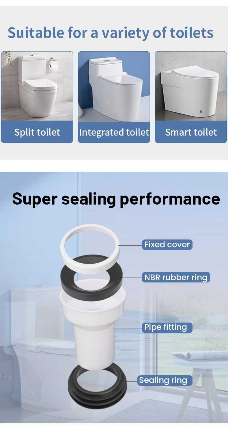 High-Quality Modern Waterproof PP Material Toilet Faucet Connection Part For Bathroom Pipe Replacement Component
