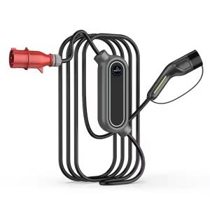 11KW 22KW EVSE Charging Station 3 Phase Type 2 Portable EV Charger With CEE Plug