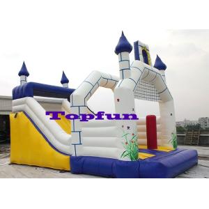 Quality PVC Tarpaulin Inflatable Jumping Castle With Slide For Entertainment Centers for sale