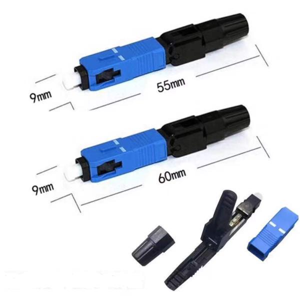 55mm UPC Fast Optical SM Fiber Connector SX Core SC/UPC