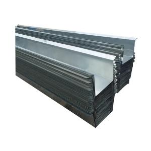 Zinc Coated Roof Rain Gutter Material Roofing Panel Drain Galvanized Rain Gutter