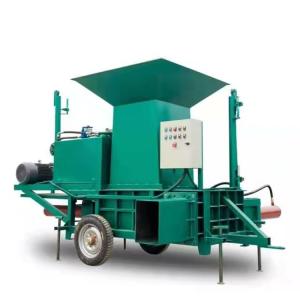 Square Hay Baler Machine with 15KW Motor Power and PLC Control