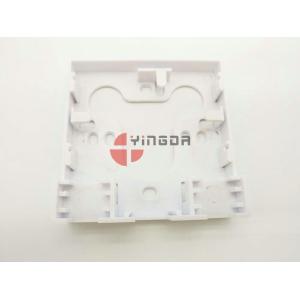 2 Port Socket Panel for SC Fiber Adapter Fiber Optic Terminal Box White ABS FTTH