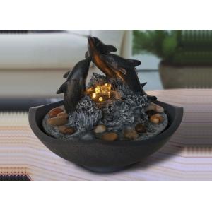 China 9 Inch Three Dolphins Indoor Waterfall Fountain on sale