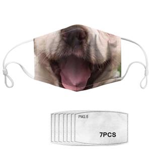 Adjustable Earloop Anti Pollution Printed Face Mask