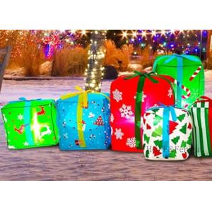 Inflatable Christmas Tree With Festive Atmosphere And Santa Claus Christmas