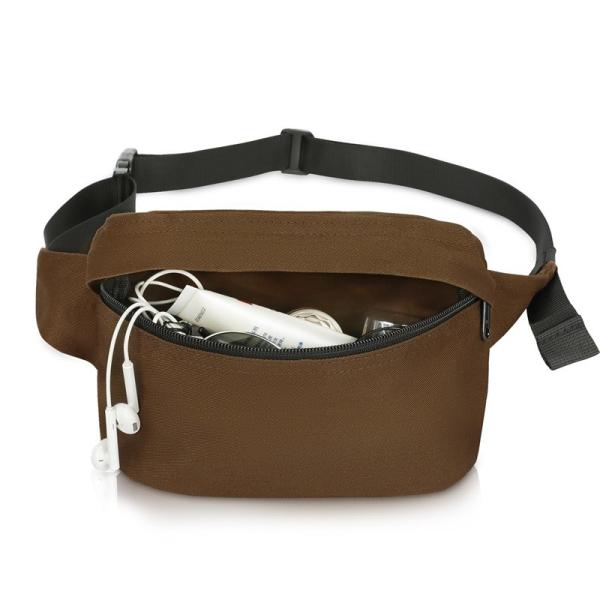 MTB Motorcycle Cross Body Waist Belt Bag For Women Sling Shoulder Hiking 8.5X2.5X4.5"