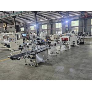 High speed automatic label applicator maxi roll printing kitchen towel paper