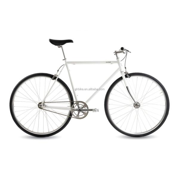 4130 Chromoly Single Speed Retro Mens Step Through City Cruiser Bike with 700C Wheel Size
