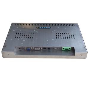 Stainless Steel Case 21.5 Inch Industrial LCD Panel Monitor 5 Wire Resistive