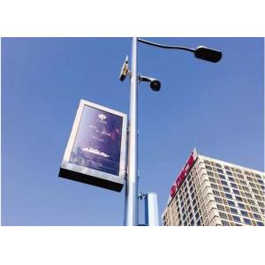 Smart Lamp Pole Wifi 4G SMD3535 P6 LED Advertising Billboard