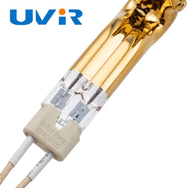 Gold Coated Quartz Glass Infrared Heating Element Tube 150-6000W