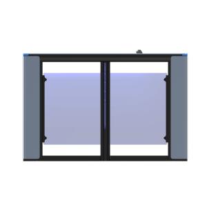 Gym Speed Gate Turnstile Security Access Control Swing Glass Turnstile with 0.5s