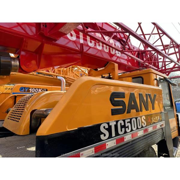 SANY Hydraulic Valve Used STC500S Crane Good Condition and 4.5 Ton Max. Lifting Load