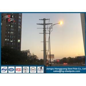 Anti - Corrosive Stainless Steel Transmission Pole Electrical Power Pole