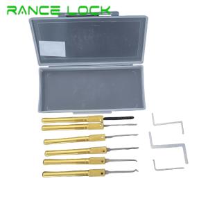 Stainless Steel Broken Key Remover 6pcs Professional Lock Pick Set