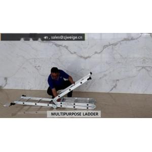 Silver 4X7 26.57ft Multipurpose Aluminium Foldable Ladder