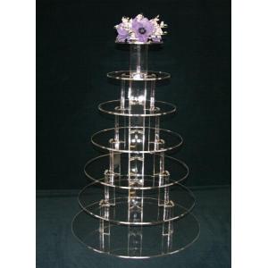 Quality customized acrylic cake display rack as your design for sale