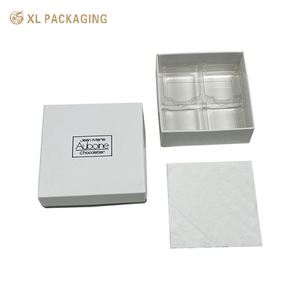 Cardboard Paper Luxury White Chocolate Gift Box Empty Chocolate Box Packaging
