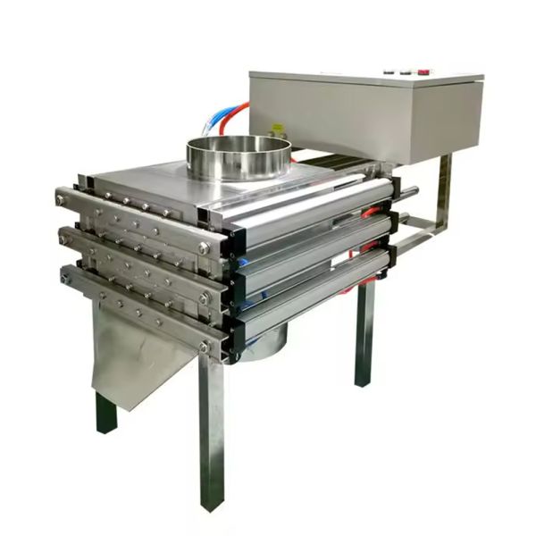 Customized stainless steel grid magnetic separator with seal 12,000 Gauss powder pneumatic magnetic separator equipped with powerful magnetic rods for