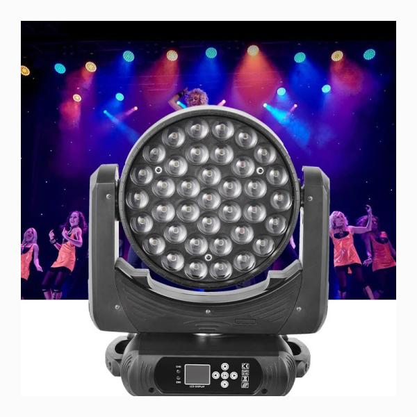 ATG 4in1 Big Bee Eye Moving Head 37pcs*15w Stage Lighting RGBW Dye Light LED