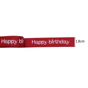 Custom wholesale printed polyester satin ribbon with logo