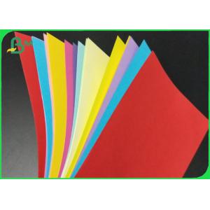 787mm / 850mm Thick Red Yellow Uncoated Printing Paper 110g - 220g