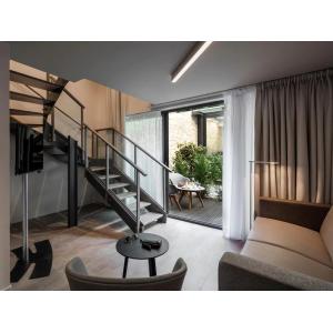 Algeria hotel style apartment furniture of laminate headboard bed with