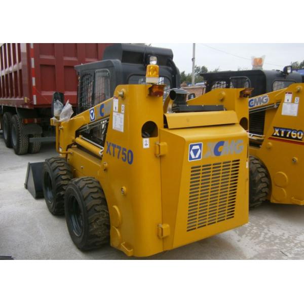 Bobcat Attachments Full Hydraulic Compact Wheel Loader , 70HP Power Loader Skid Steer