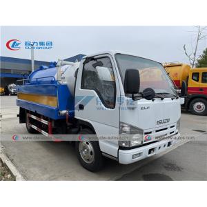ISUZU 4x2 5cbm Sewage Vacuum Truck With Q235A Tank